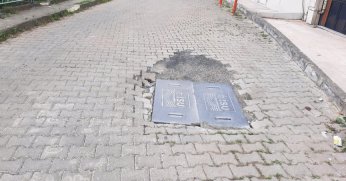 Çöken yola önlem alınmalı