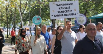 Etkinlikte, sağlıklı yaşama dikkat çekildi