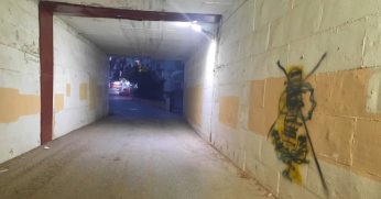 Alt geçit duvarlarının temizlenmesi isteniyor