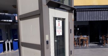 Arızalı asansöre bakım talebi