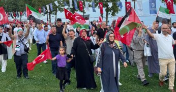 Kocaeli’de Filistin’e destek yürüyüşü