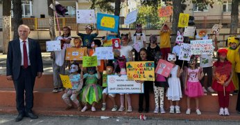 Minik öğrencilerden anlamlı etkinlik