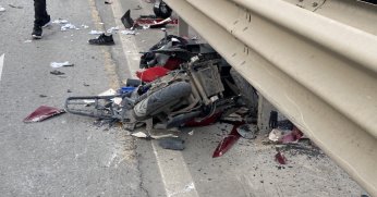 Tankerin sıkıştırdığı elektrikli bisiklet sürücüsü öldü