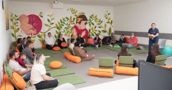 Gebe okulunda mezuniyet töreni