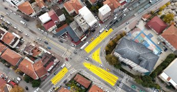 Tramvay hattında yaya güvenliği için çalışma