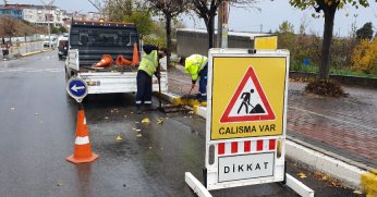 Mazgal ve menfezlerde temizlik çalışması