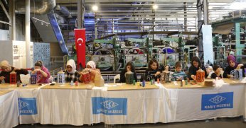 Etkinlikte sanatsal yönlerini keşfettiler