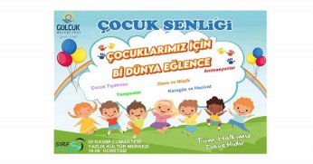 Çocuklar şenlikte doyasıya eğlenecek