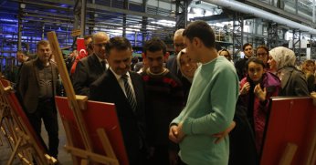 Engelleri sanatla aşan sergi açıldı