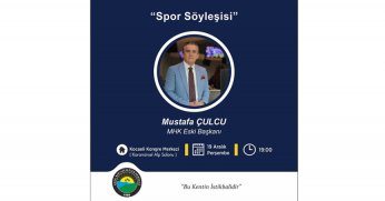 Mustafa Çulcu, söyleşiye konuk olacak