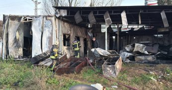 Döküm fabrikasında çıkan yangın söndürüldü