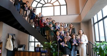 Minik kitapkurtları Kitaphane’yi sevdi     