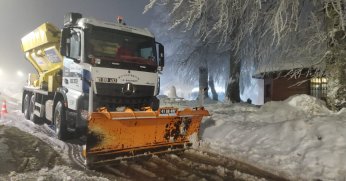 Kar Timleri’nden yoğun mesai