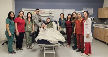 Kocaeli’de yeni yılın ilk bebeği dünyaya geldi