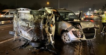 3 aracın karıştığı kazada 4 yaralı