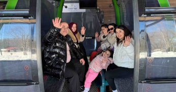 Kartepe Teleferiği’nde tatil yoğunluğu