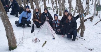İzciler kampta bir araya geldi
