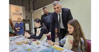 Öğrenciler tatili sanatla doldurdu