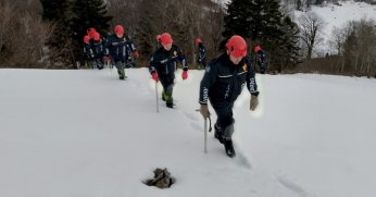 İtfaiyeden doğada kurtarma tatbikatı