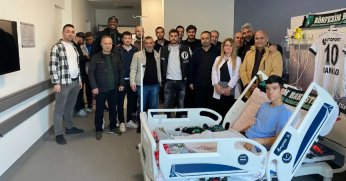 Kocaelispor’dan Efe’ye moral ziyareti