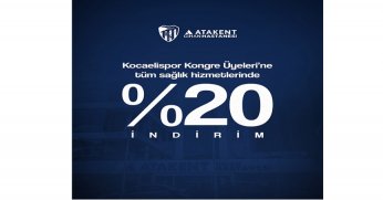 Atakent Cihan Hastanesi’nden Kocaelisporlulara yüzde 20 indirim