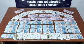 Kumar oynayan 7 kişiye 36 bin 988 lira ceza kesildi