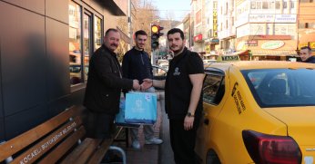 Büyükşehir’den taksici esnafına anlamlı jest