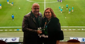 Recep Durul’dan eşine özel tebrik