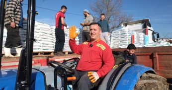 Üreticiye yüzde 50 hibeli gübre desteği