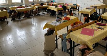 11 okulda afet farkındalık eğitimi