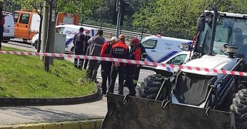 Delinen doğal gaz borusu ekipleri harekete geçirdi