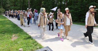 Yürüyüşte doğa ve değerler buluştu