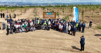 Binlerce fidan toprakla buluştu