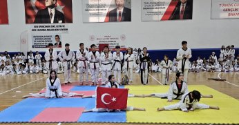 293 taekwondocu kuşak atladı