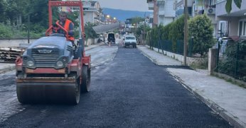 Asfalt yama ile yolların  konforu artırılıyor