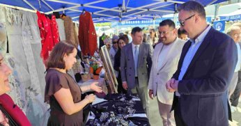 Siretiye’de el emeği ürünler sergilendi