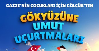 Gölcük’te uçurtmalar Gazze’nin  çocukları için uçacak