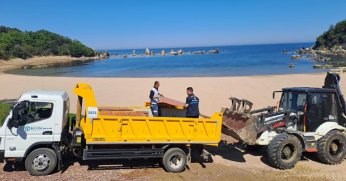 Kandıra plajları yeni  sezona hazırlanıyor