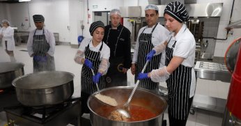 Hollandalı öğrenciler  Türk mutfağını tanıdı