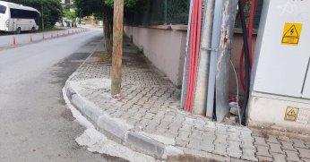 Atatürk Mahallesi’nde parke taşları yenilendi