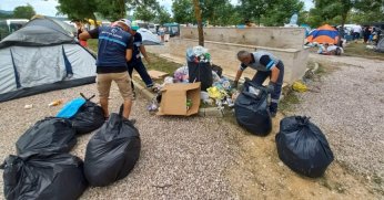 Sahiller temiz, tatilciler memnun