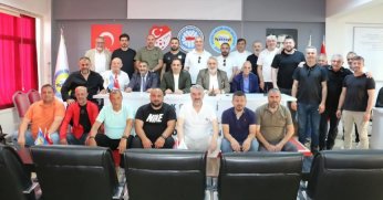 Kulüp başkanlarından Murat Aydın’a ziyaret