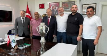 Rektör Cantürk'ten tebrik ziyareti