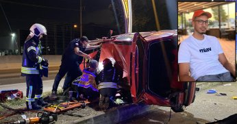 Kazada ağır yaralanan genç kurtarılamadı