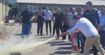 Gölcük Belediyesi’nde afetlere müdahale eğitimi