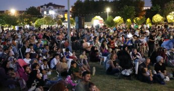 Açık havada sinema keyfi