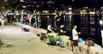 Olta balıkçıları Gölcük’te yarıştı