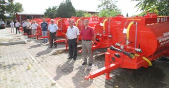 Köylere yangınla mücadele desteği