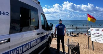 Nakil Ambulans ekipleri sahillerde nöbette