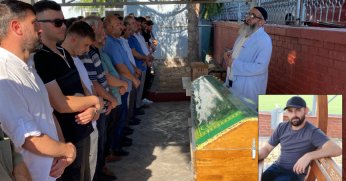 Tüfekle öldürülmüştü, son yolculuğuna uğurlandı
